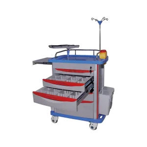 SY R166 Medical Waste Transport Trolley Medical Furniture Equipment Trolley Cart Modern Emergency Cart