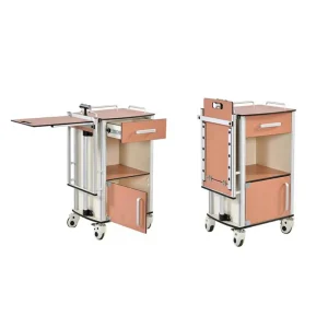 SY R517 Beside Cabinet Hospital Furniture Bedside Table With Casters