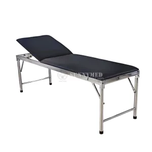 SY RH1102 Stainless Steel Hospital Furniture Examination Bed Table for Clinic Use