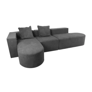 Saien Modern 3 Seater Modular Foam Sectional Sofa Set Indoor Living Room Furniture Compressed Vacuum Pack Apartment Couch Bed