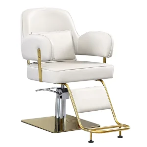 Salon Beauty Hairdressing Modern Barber Salon Equipment PU Leather Commercial Furniture Chair for School and Hospital Use
