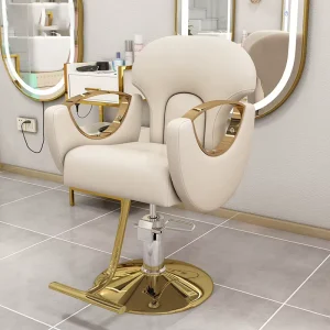 Salon Equipment White Barber Chair Hair Cutting Chairs Styling Chair Salon for Salon
