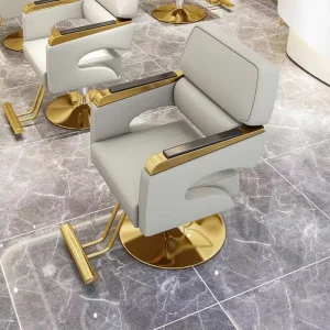Salon Furniture Gold Massage Hydraulic Barber Chair Salon Chairs Beauty Salon for Men