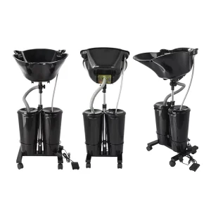 Salon Furniture Hair Wash Basin and Chair Barber Shop Shampoo Sink
