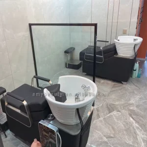 Salon Hair Wash Chairs Shampoo Bed With Ceramic Bowl Bed Head Shampoo Chair