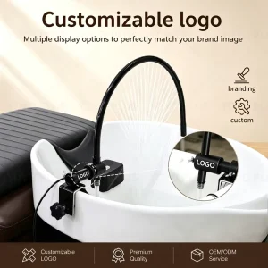 Salon Head SPA Equipment Accessories Frame with Pump Water Circulation Waterfall Water Outlet Head Hydrotherapy Hose