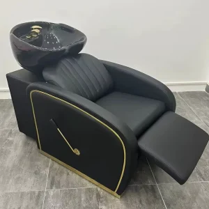 Salon Sitting Shampoo Chair Backwash Bed Barber Hair Washing Chair Hydraulic Reclining Beauty Spa Equipment