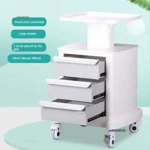 Salon Trolley Cart with Wheels Portable Organizer Factory Direct Manufacturer OEM ODM Custom for Medical Beauty