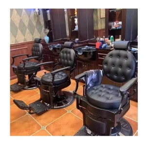 Salon Vintage Heavy Duty Hydraulic Barber Chairs All Purpose