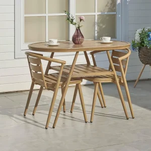 Save Space 2 Persons Garden Set Bistro Set Coffee Chair and Table Restaurant Patio Set Balcony Furniture Patio Dining Set