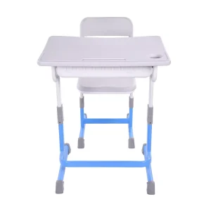 School Class Room Furniture Comfortable Plastic Aluminium Single Seater School Desk and Chair for Study