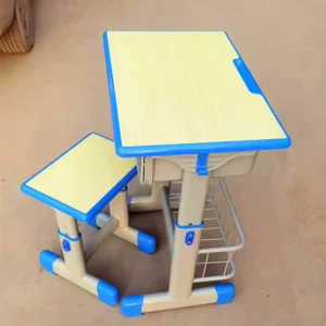 School Classroom Equipment Table and Chair Set Single Person Standardized School Desk and Chair Set