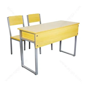 School Classroom Furniture Double School Desk with Seater Combo Desk with Chair