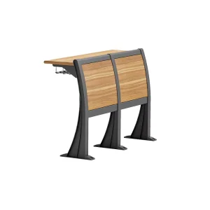 School Classroom Furniture Set Eco Friendly Wooden Step Ladder Desk Chair Students Table Commercial Use