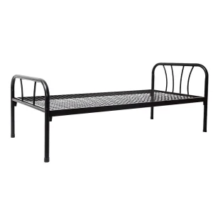School Furniture Boarding School Beds High Quality Metal Bed Frame Base Single Bed Dormitory