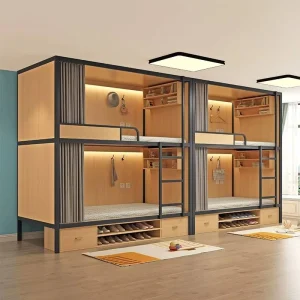 School Furniture Dormitory Bunk Bed Capsule Bunk Bed for Hotel Hostel School