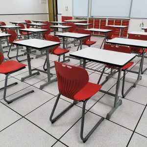 School Furniture Equipment Suppliers Manufacturer Classroom Training Desk and Chair for High School Primary Middle School
