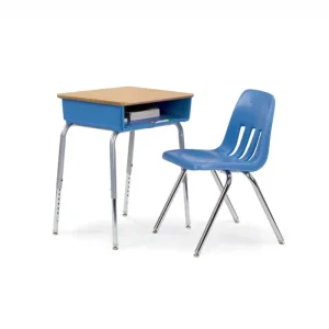 School Furniture Manufacturer Supply Height Adjustable Classroom Student Desk and Chair Set