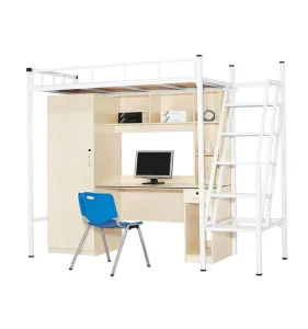 School Furniture Metal School Double Bed Dormitory Bed Steel Bunk Bed