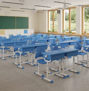 School Furniture Student Price Single Seats School Desk and Chair School Set