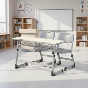 School Furniture Suppliers Wooden School Sets Classroom Chairs and Tables Double Student Desk and Chair