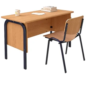 School Furniture Teacher Table and Chair Set Metal Classroom Contemporary Design Teacher Computer Desk