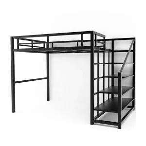 School Hostel Queen Size Student Bed Dormitory Bed Heavy Duty Metal Bunk Beds for Teenagers