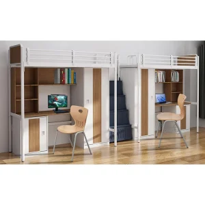 School Items Dormitory Staff Dormitory Modern Student School Set Furniture Double Person Apartment Bunk Bed
