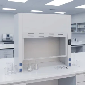 School Laboratory Furniture Benchtop Biosafety Fume Cupboard PP Fume Hood with Duct