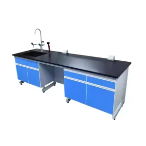 School Laboratory Furniture Laboratory Workbench Against the Wall
