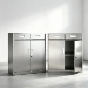 School Laboratory Furniture Stainless Steel Sterile Low Cabinet for Filing Easy to Clean