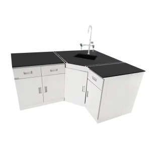 School Laboratory University Lab Furniture Working Table Work Bench with Sink Side Workbench