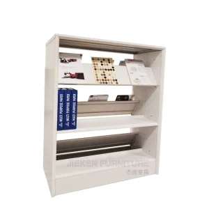 School Library Iron Furniture Steel Newspaper Rack Metal Magazine Shelves