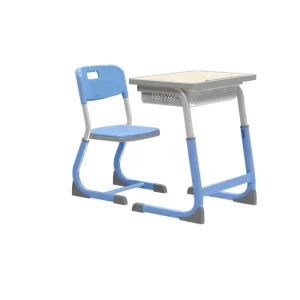 School Metal Desks and Chairs Modern Minimalist Writing Desk Chair Sets for Classroom Home Office Tutoring Centers