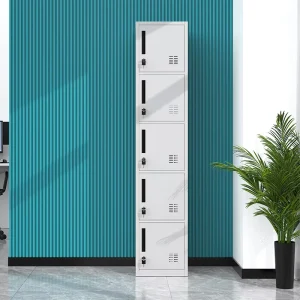 School Office Hospital High Quality Storage Five Doors Steel Changing Room Locker Metal Storage Cabinet