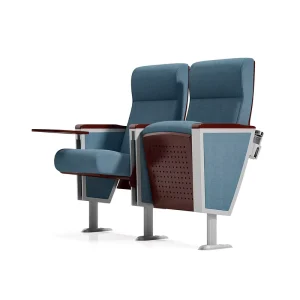 School Student Audience Theater Seats Chair Foldable Metal Modern Comfortable Size Commercial Cinema Theater Church Auditorium