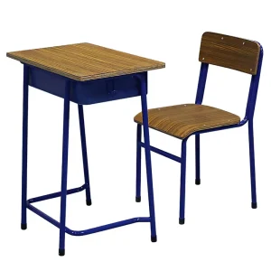 School Student Table Chair Set Children Wooden Desk
