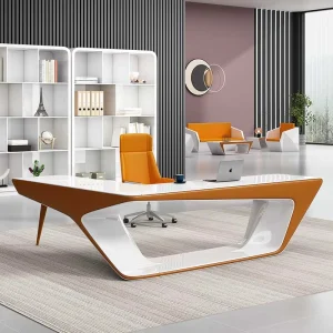 Schreibtisch Luxury Executive Office Table White Ceo Office Desk Set Office Furniture Escritorio De Oficina Commercial Furniture