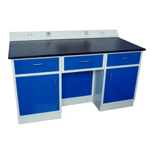 Science School Chemical Lab Anti-Acid Rectangle Table with Physiochemical Board and Contemporary Design