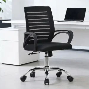 Secretary Revolving Chaise De Bureau Ergonomic Sillas De Oficina Adjustable Back Mesh Computer Office Chair for Office