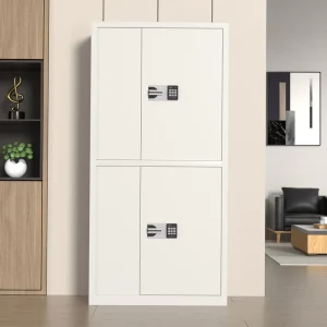 Security Cabinet 2Drawer Steel Data Locker Guobao Electronic Locking Safe Confidential Government Document Archives File Cabinet