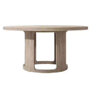 Sedona Outdoor Teak Round Dining Table Wooden Table for Living Room Hotel Bedroom