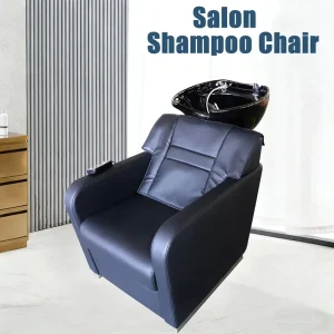 Semi Reclining Flushing Bed Hair Salon Electric Massage Flushing Bed Dedicated for Hair Care and Beauty Treatments
