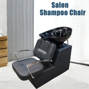 Semi Reclining Shampoo Bed Salon Specific Sitting Style Rinsing Shampoo Bed Shampoo Chair with Armrests