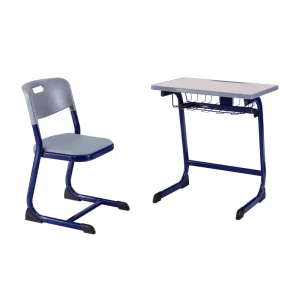 Senior High School Modern Wood Scholastic Desks and Chairs Classroom Furniture