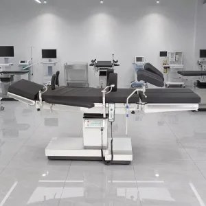 Seven Electric Operating Table HE 508A Electric Operating Table Electric Brake Stainless Steel Frame Medical Surgical Bed