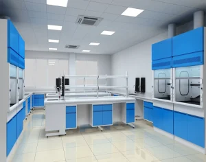 Sewage Treatment Plant Hospital School Modern Iron Steel Laboratory Furniture Bench Equipment for Water Treatment Kerric