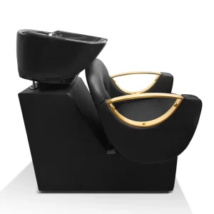 Shampoo Bed Hair Salon Sit Half Recline Beauty Salon Barber Shampoo Backwash Unit Adjustable Seat Hair Washing Bed