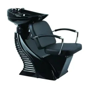Shampoo Chair Backwash Unit Shampoo Bowl and Chair Hair Salon Furniture Salon Gold Shampoo Chair