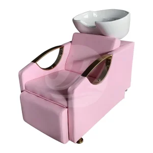 Shampoo Chair for Hair Salon Popular Salon Furniture Classic Pink Shampoo Chair